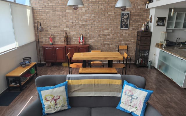 Gemütliche Wohnung mit einzigartigem Stil im Zentrum von Monterrey.