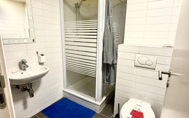 Chambre confortable à Bruxelles avec salle de bain et toilettes privées