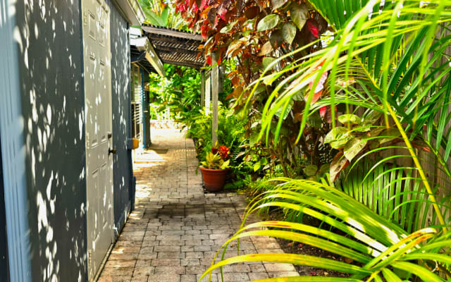 Keith's listing on misterb&b - Walkway from the pool to the suite