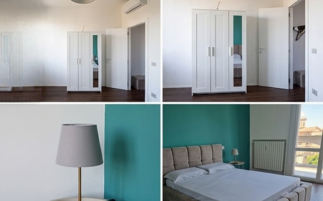 attico in centro storico composto da 1 letto matri e un divano letto