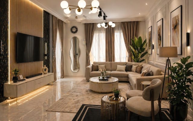 Beautiful apartment in the city of cairo. safe and calm area for visit