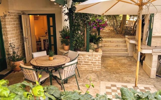 Appartement mignon et confortable Jardin