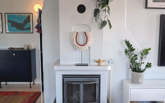 Sólo MrBnB: Unique Loft Home | Vigas, Chimenea | Mariatorget - Foto 8