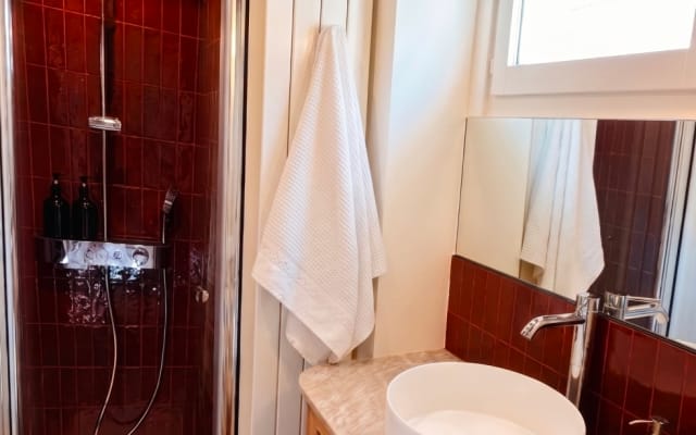 Hübsche Pariser Wohnung in Le Marais - Blick auf die Dächer
