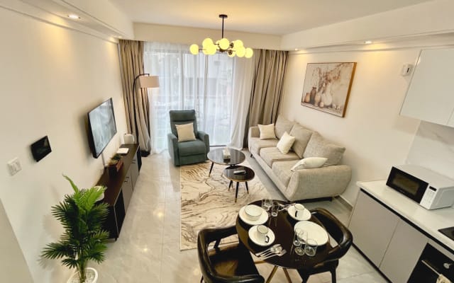 Modern 1BR in Nairobi Westlands| Gym| Pool| tennis table | sky view