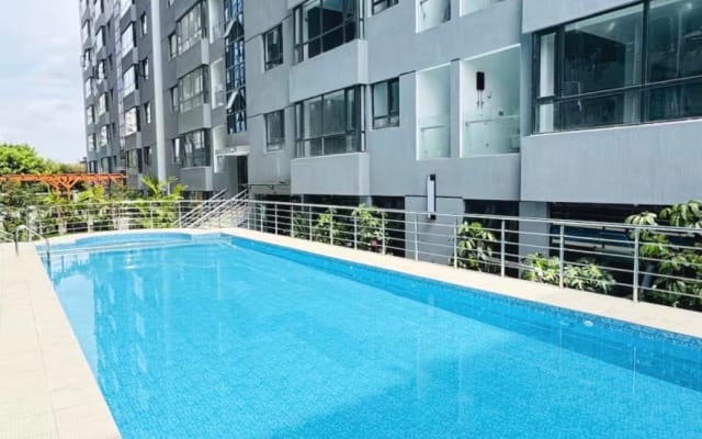 Appartement confortable de 2 chambres à coucher avec salle de bain à Lavington Nairobi Kenya, gymnase, piscine - Photo 18