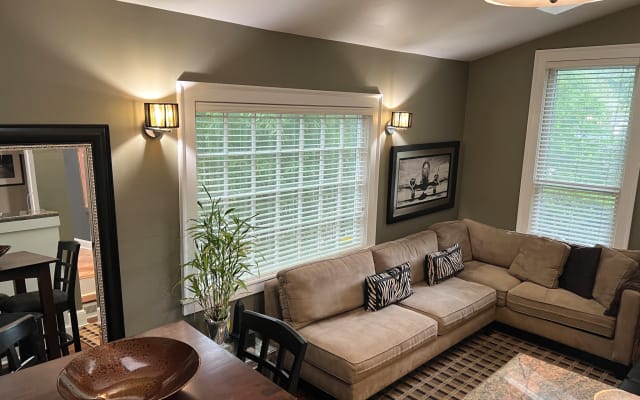 David's listing on misterb&b - Den off of Kitchen. Also available in a separate listing for one person.