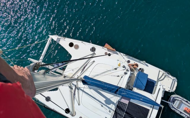 catamaran shared anchorage bay of anse mitan les trois ilets - Picture 7
