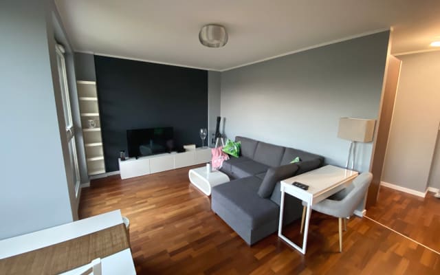 A nice space in 44 m2 flat equipped with all you might need!