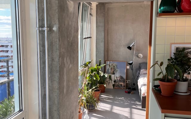 Modern Oasis high above the concrete jungle of Berlin.