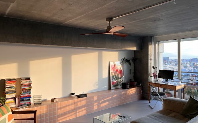 Modern Oasis high above the concrete jungle of Berlin.