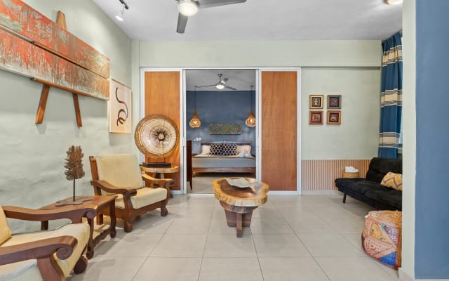 Appartement bohème d'une chambre avec balcon dans le quartier romantique - Photo 8