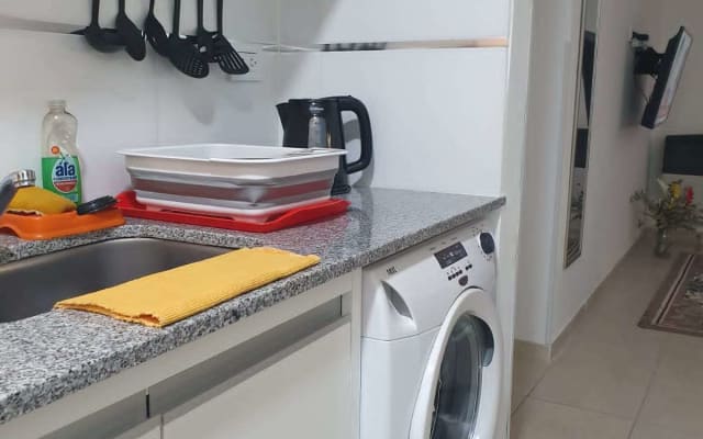 3-room apartment in Heart Viedma. Living/dining room, 2 bedrooms. Sleeps 4