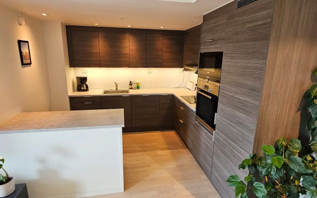 Steinar's listing on misterb&b - The kitchen which also has a coffee machine. 
