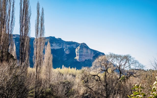 Esta antiga mansão de arenito oferece vistas majestosas sobre Clarens