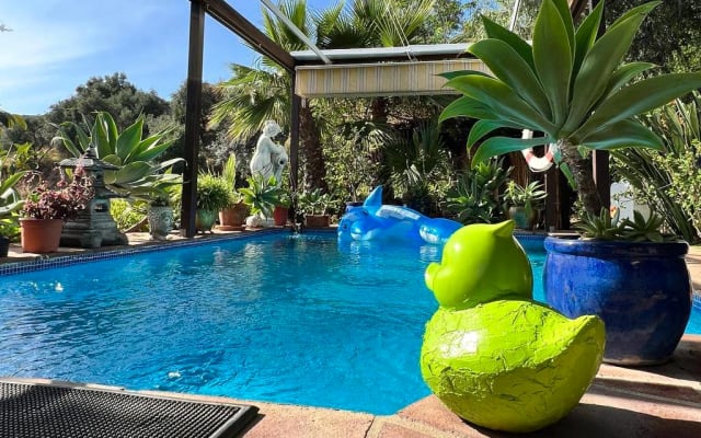 Paradise clothes optional gay villa close to toromolinos gay village