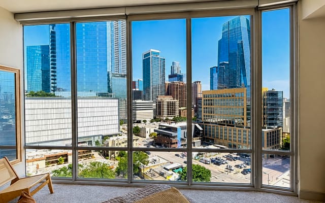 Luxuriöse Unterkunft in der Innenstadt von Austin mit Balkon und Blick 