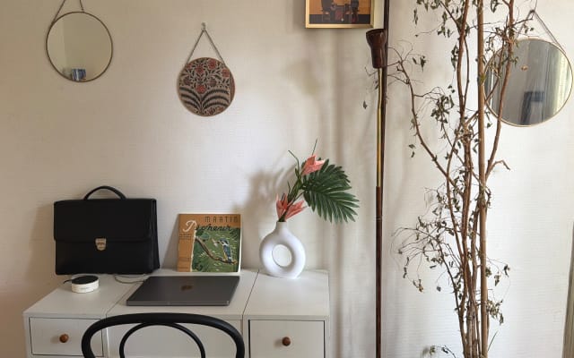Cozy bohemian apartment in Boho central Paris, near Buttes Chaumont