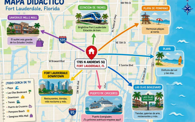 Great place 5 blocks from Wilton Manors Center