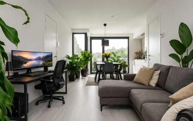 UPSCALE CONDO in green suburbia, close to Antwerp, Belgium.