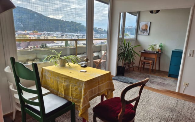 Schöne zentrale Wohnung mit tollem Ausblick an der Salzach.