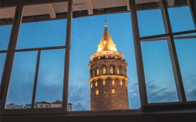 Superbe appartement avec vue à 360° sur Istanbul, à Galata