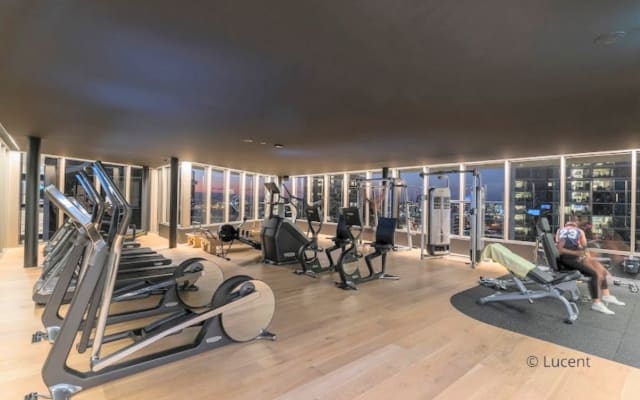 Espacio privado en un piso de lujo