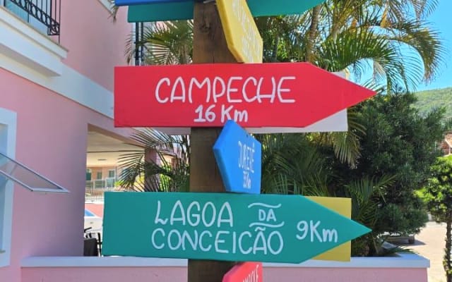 Ein tolles Hostel, nur 300 m vom Strand von Barra da Lagoa entfernt...