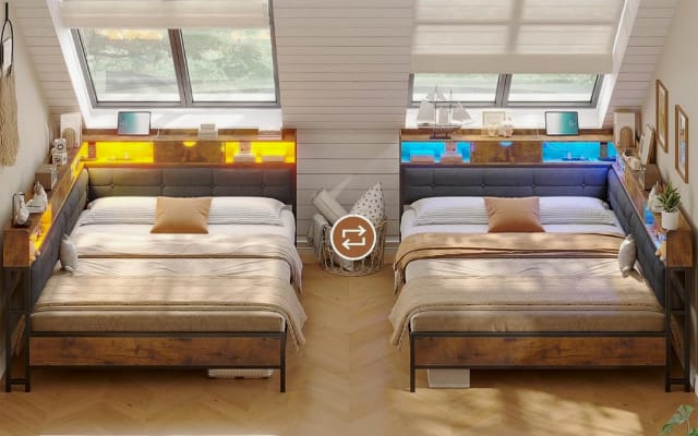 You can book a room alone or with me—we'll have lots of fun