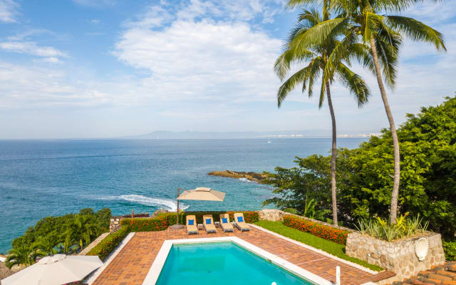 Villa direkt am Meer mit Personal, Aussicht, Schlafzimmern und Klimaanlage - Foto 6