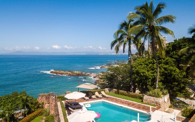 Villa direkt am Meer mit Personal, Aussicht, Schlafzimmern und Klimaanlage - Foto 7