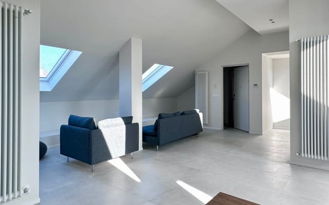 Rooftop di design in centro - 2 camere e 2 bagni