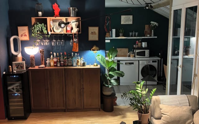 Private room in a design apartment
