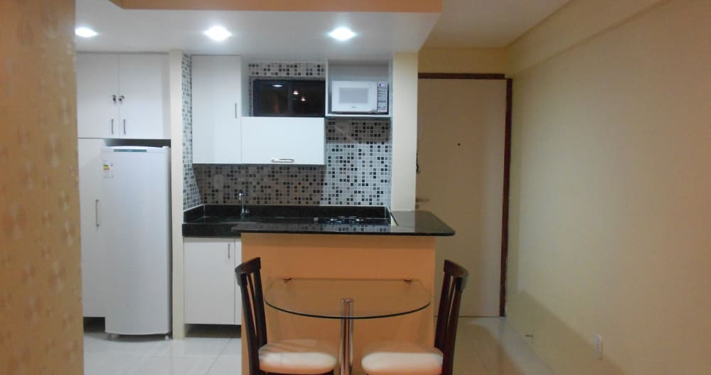 LUXUOSO QUARTO E SALA MOBILIADO/Luxury Flat in front of the Beach - Foto 8