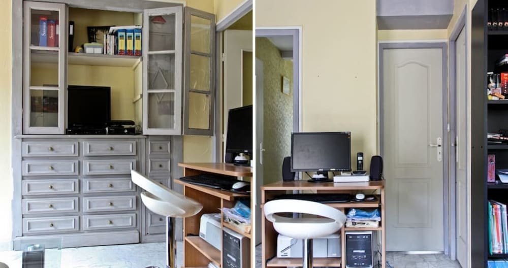 2 rooms, quiet, terrace, hill view - Foto 6