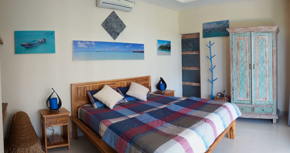 Kerobokan Drachenvilla, Blaues Zimmer - Foto 4