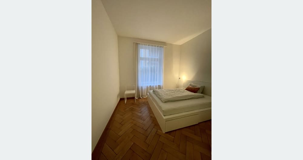 Habitación en un hermoso y tranquilo apartamento con jardín en la moderna Zürich Seefeld - Foto 11