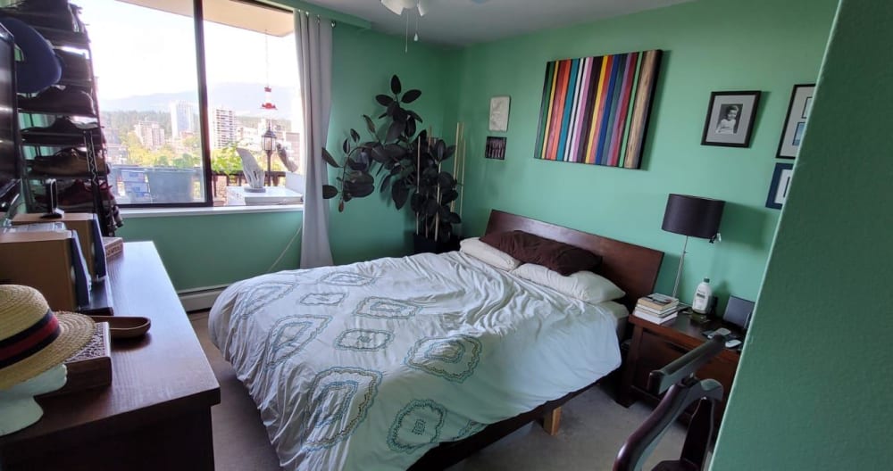 Main BR in a 2-BR apt. in high-rise in the heart of the Gay Village - Picture 4