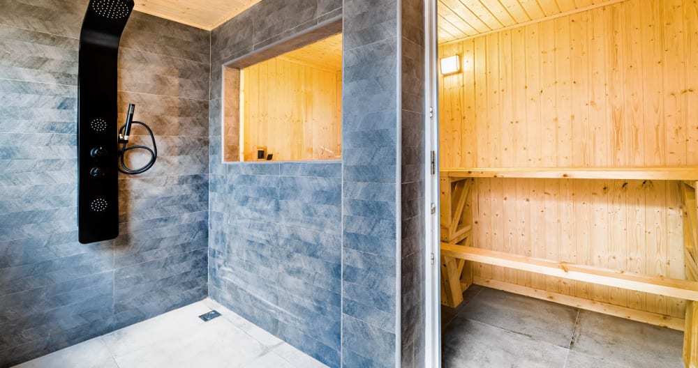 Dormitorio en villa con piscina, sauna, gran jacuzzi y chimenea. - Foto 20