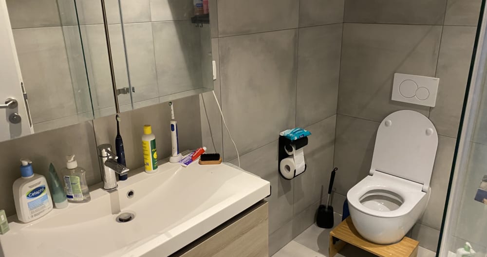 Double bed in modern appartement close to central station - Photo 9