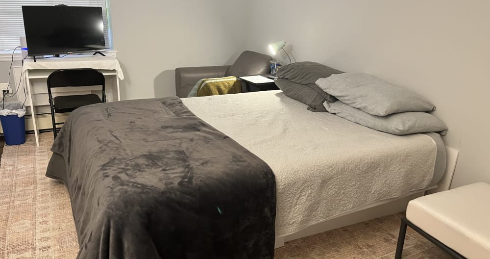 Blissful bed, cozy private room in upper Manhattan modern pied-à-terre - Picture 1
