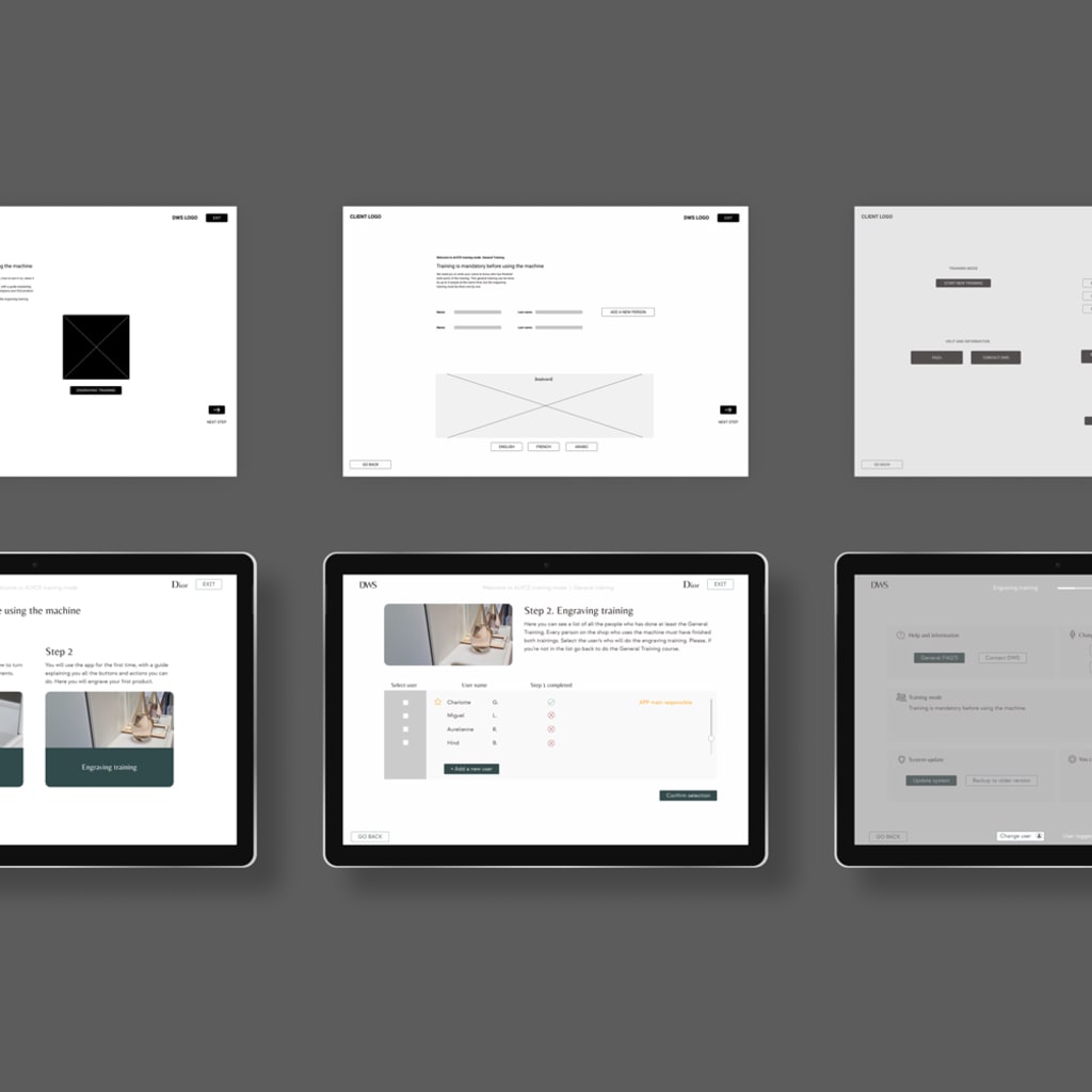 User experience and interface design (UX-UI)