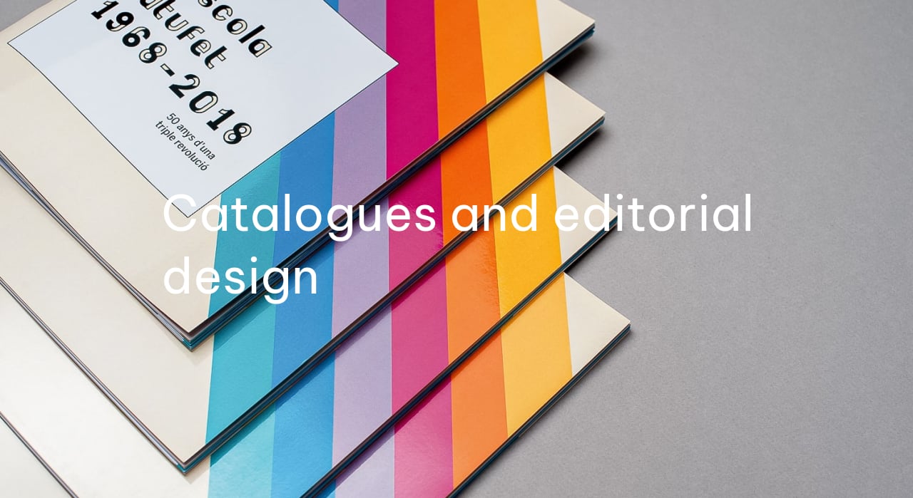 Catalogues and editorial design