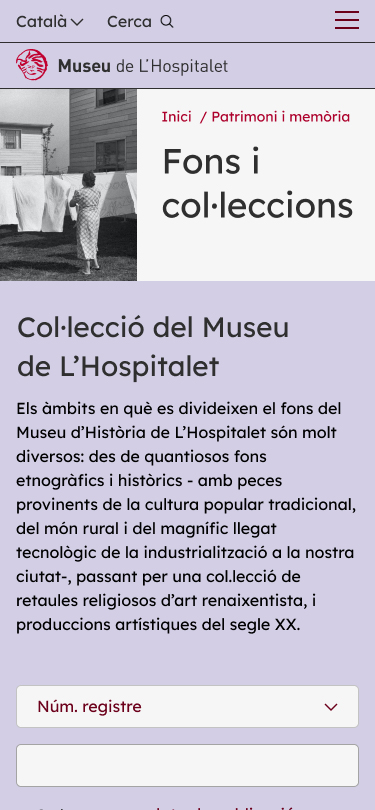 Museu de L’Hospitalet Website