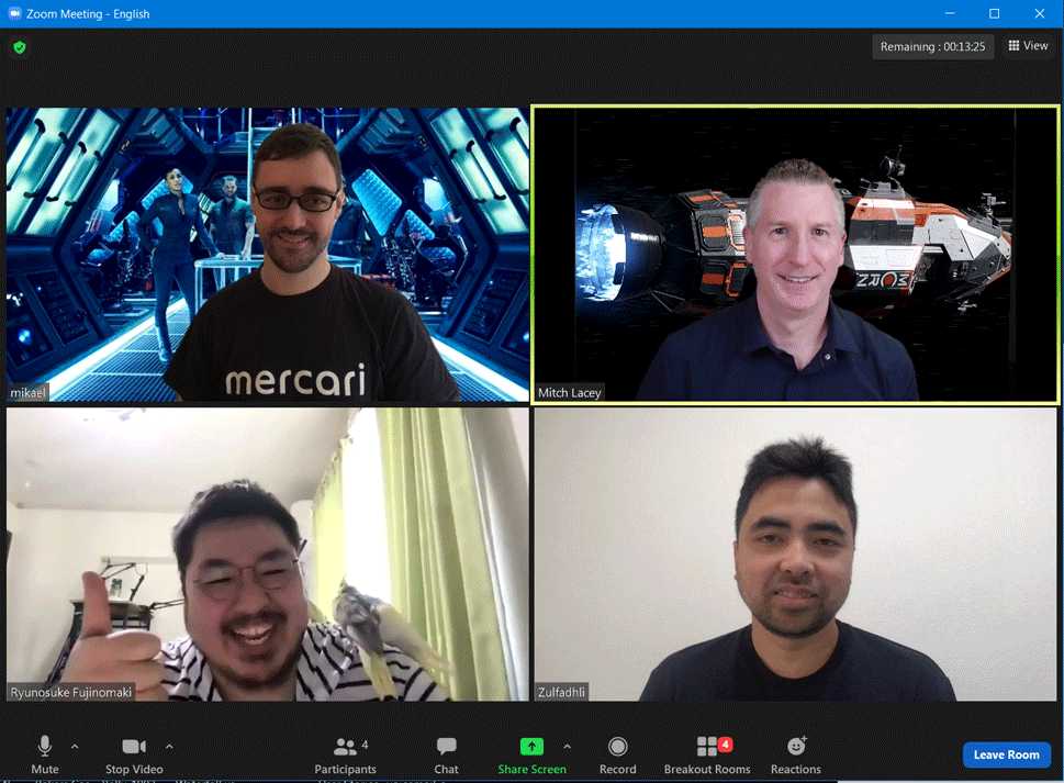 People in a Certified Scrum Master Class with Mitch Lacey on Zoom