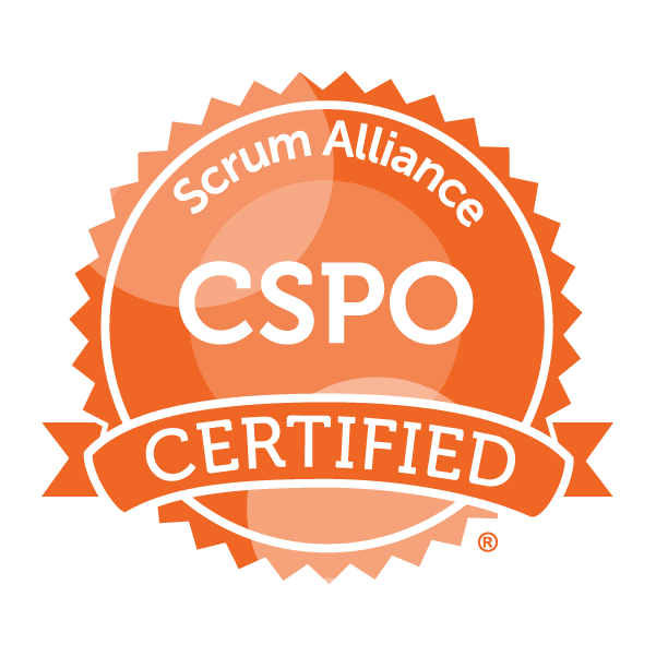 Scrum Alliance Certified Scrum Product Owner (CSPO) Training badge