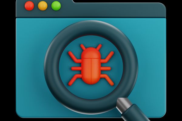 Image of a software bug on a folder