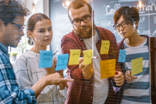 A Scrum Team building a Sprint Backlog during Sprint Planning