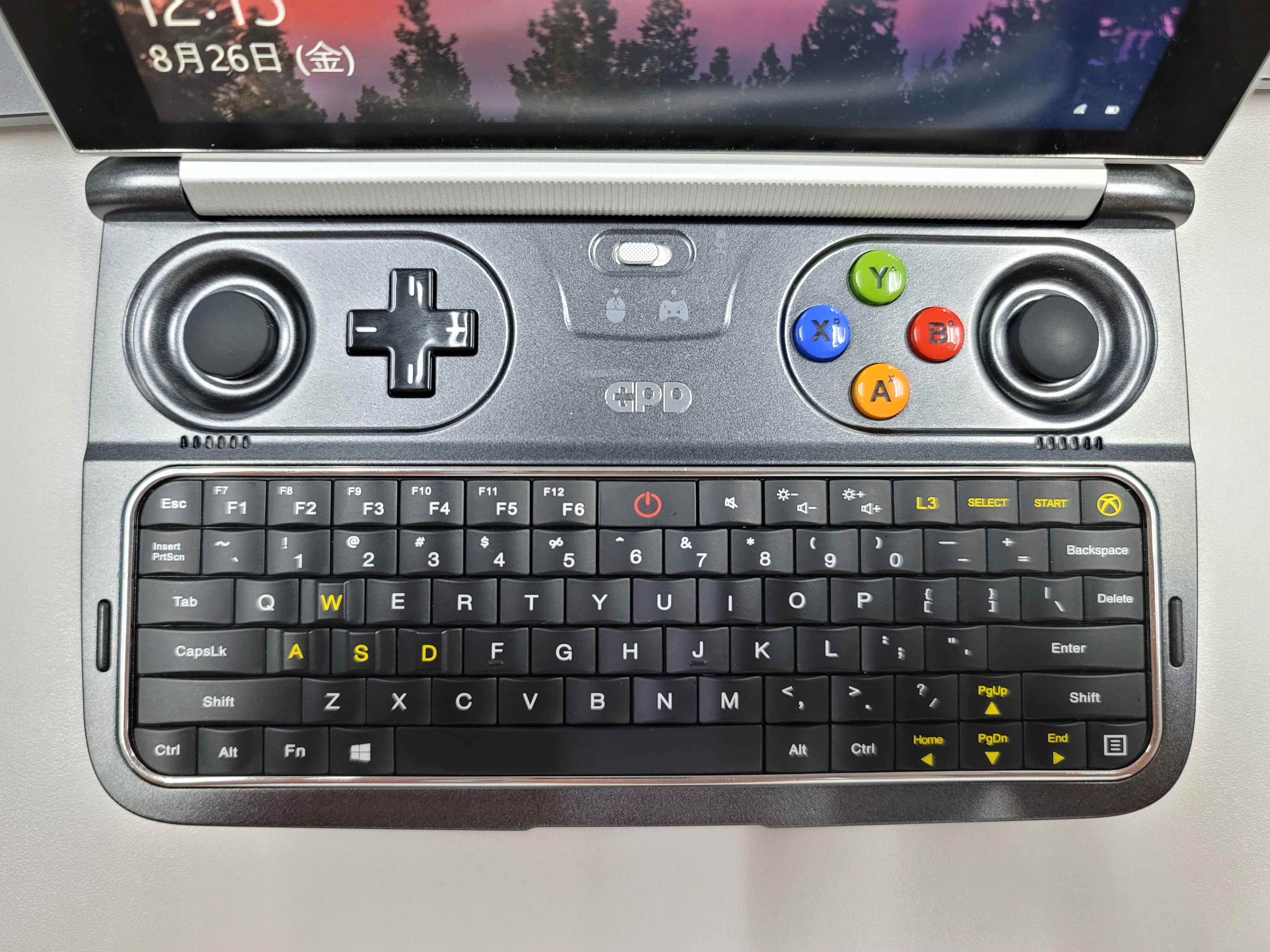 GPD Win 2的按鍵/鍵盤佈局