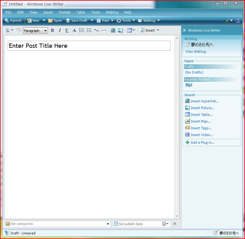 Windows Live Writer